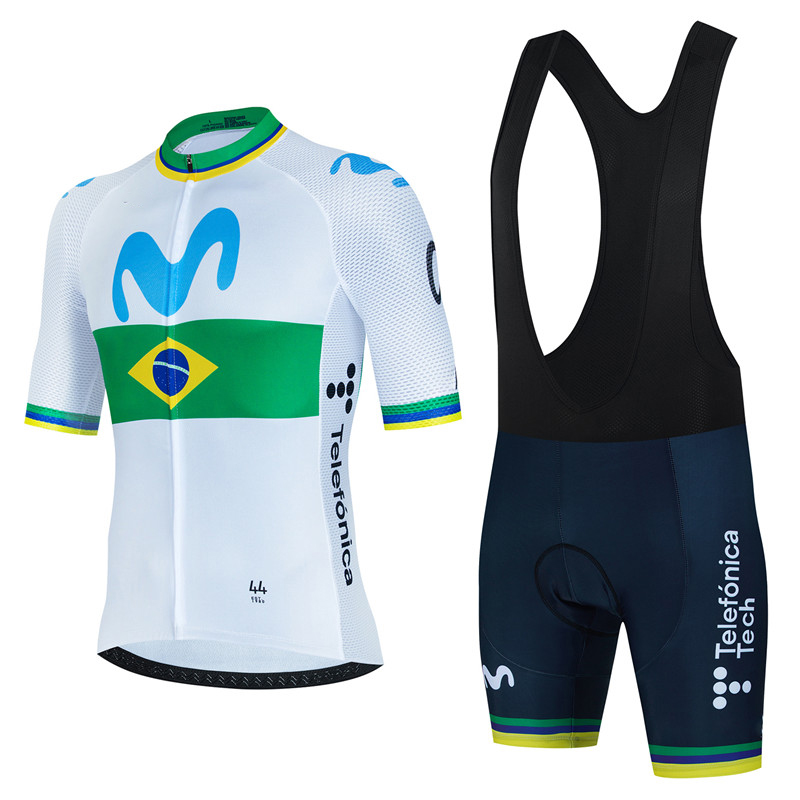 Cycling Gear Brands - Комплект велосипедной одежды Movistar, летняя одежда