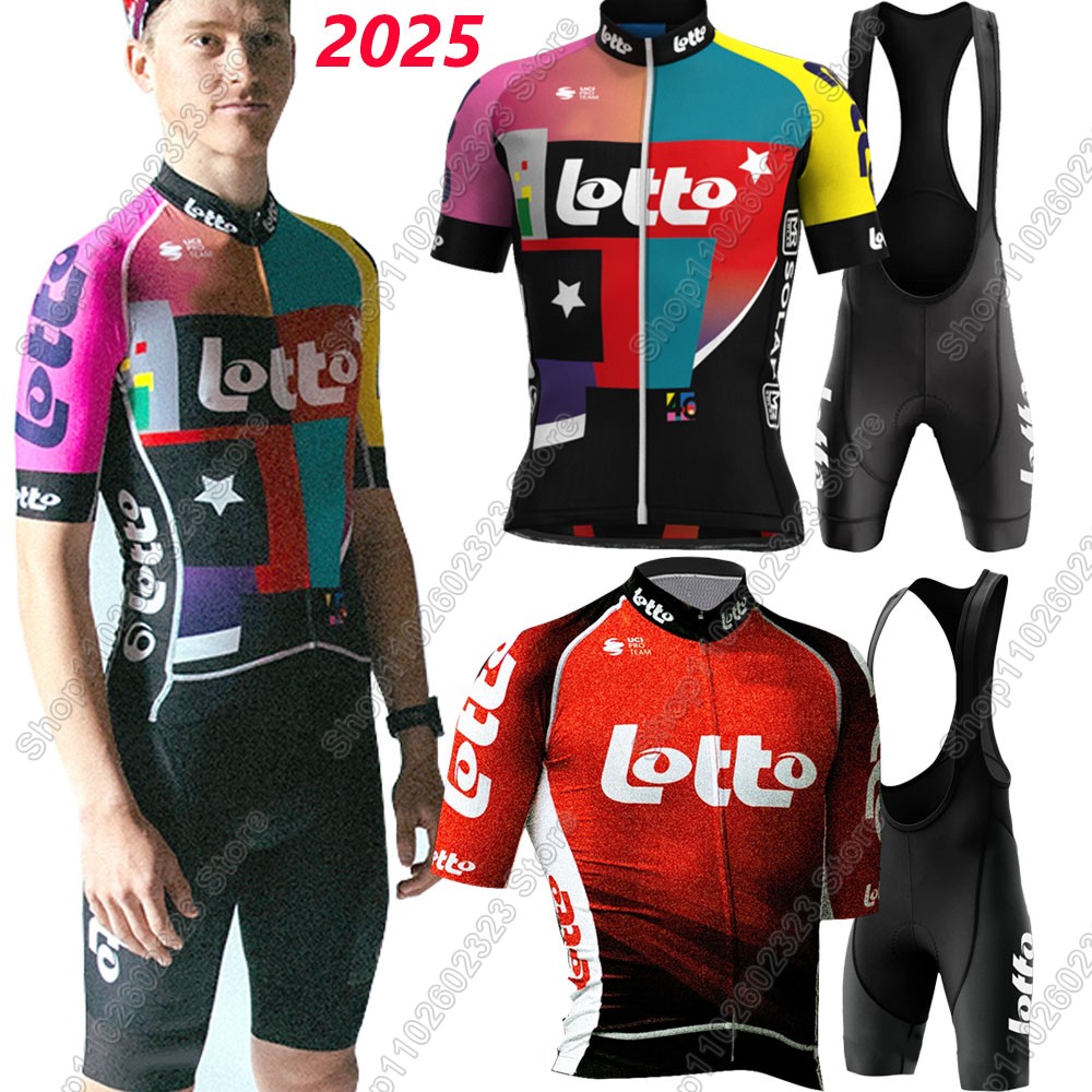 Cycling Gear Brands - Комплект велосипедного трикотажа Lotto Team 2025,