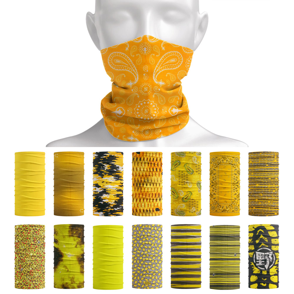 Яркий Цветной шейный платок, ж – обзор и цена Yellow Cycling Gear