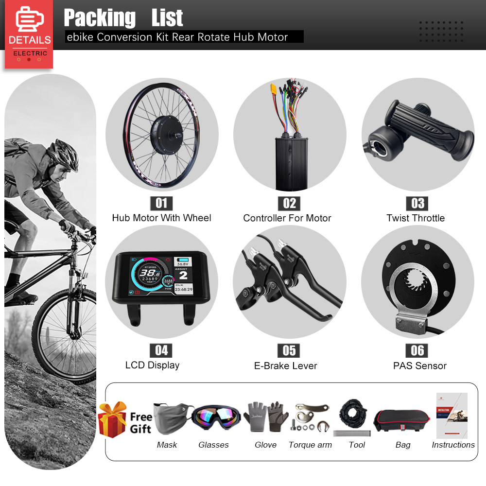 60 В 3000 Вт комплект для пере – обзор и цена Cycling Gear Kit